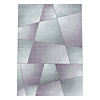 Laagpolig vloerkleed - Smoothly Design Paars/Grijs