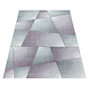Laagpolig vloerkleed - Smoothly Design Paars/Grijs