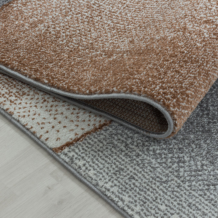 Laagpolig vloerkleed - Smoothly Design Bruin/Grijs - 4