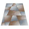 Laagpolig vloerkleed - Smoothly Design Bruin/Grijs