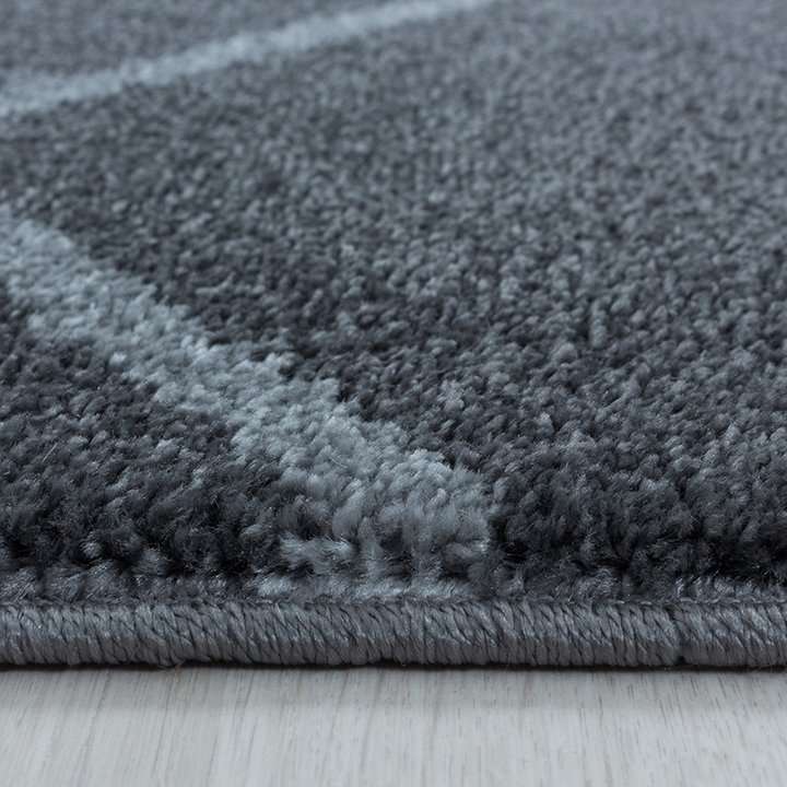 Laagpolig vloerkleed - Smoothly Weave Grijs/Wit - 3