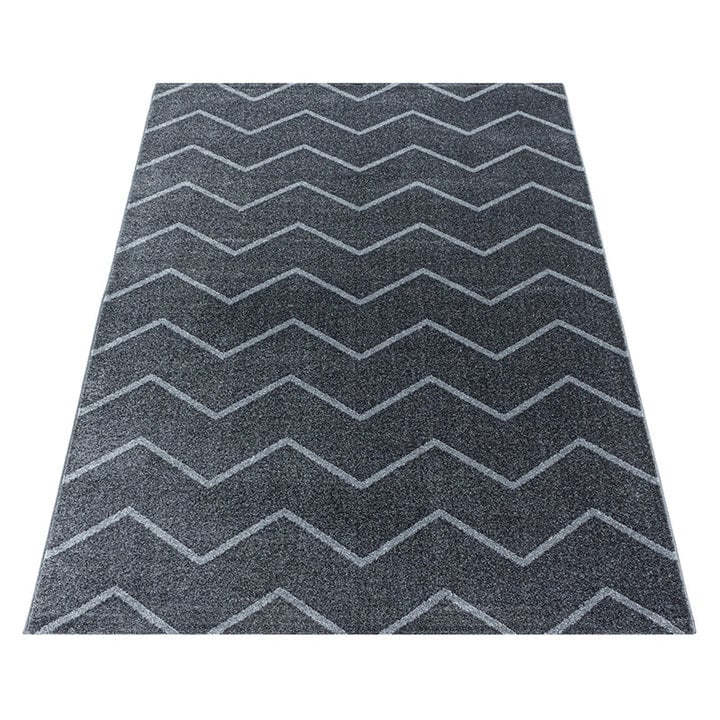 Laagpolig vloerkleed - Smoothly Weave Grijs/Wit - 2