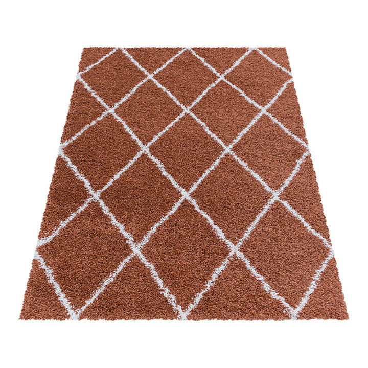 Berber vloerkleed - Agadir Lines Terra/Creme - 2