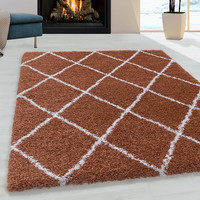 Berber vloerkleed - Agadir Lines Terra Creme