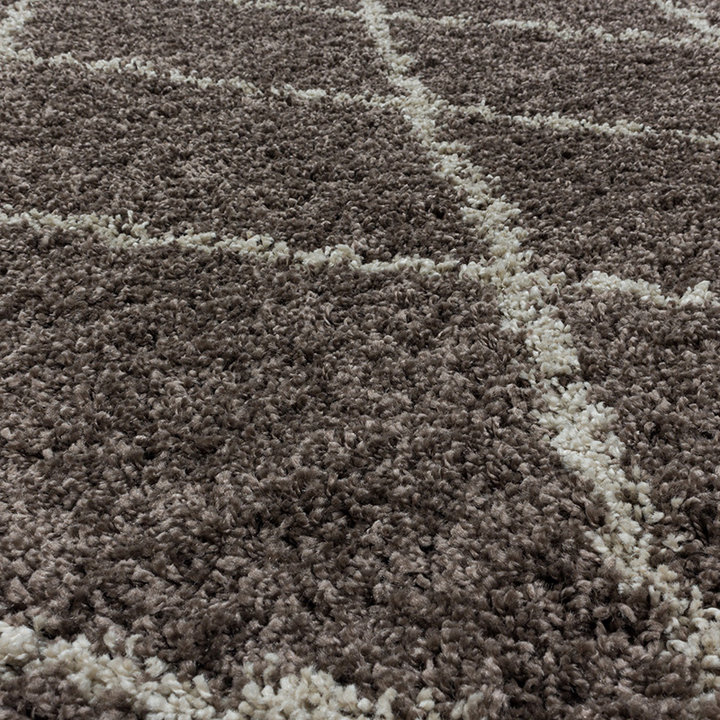 Berber vloerkleed - Agadir Lines Taupe/Creme - 3