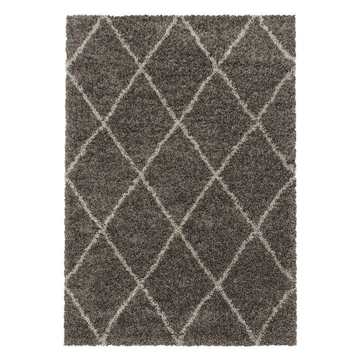Berber vloerkleed - Agadir Lines Taupe/Creme - 1