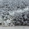 Rond berber vloerkleed - Agadir Lines Grijs/Creme