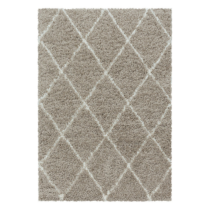 Berber vloerkleed - Agadir Lines Beige/Creme - 1