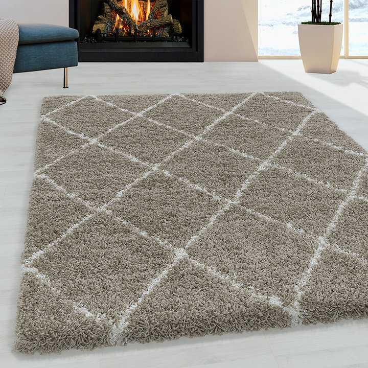 Berber vloerkleed - Agadir Lines Beige/Creme