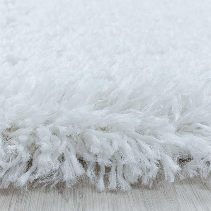 Hoogpolig vloerkleed - Fuzzy Wit - 3