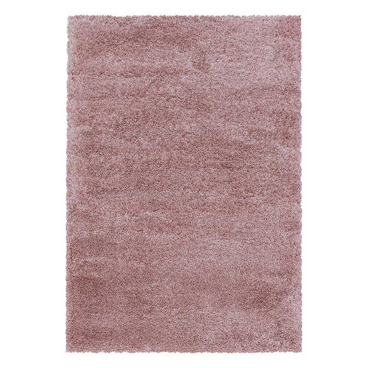 Hoogpolig vloerkleed - Fuzzy Roze - 1