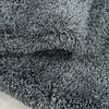 Rond hoogpolig vloerkleed - Fuzzy Grijs - thumbnail 4