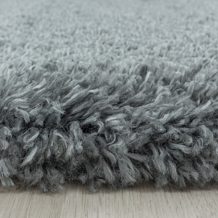 Hoogpolig vloerkleed - Fuzzy Grijs - 3
