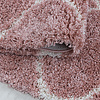 Rond berber vloerkleed - Agadir Circle Roze Creme