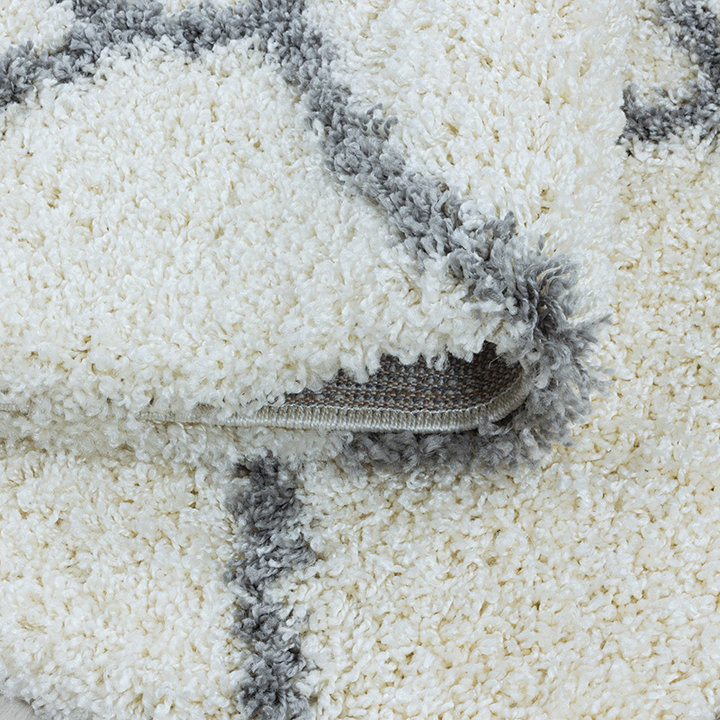Berber vloerkleed - Agadir Circle Creme/Grijs - 5