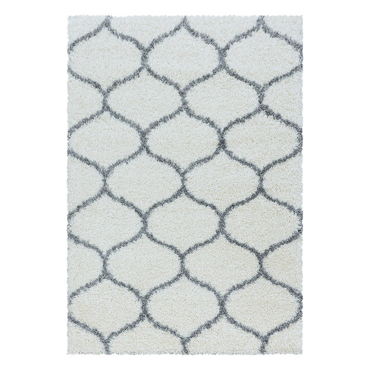 Berber vloerkleed - Agadir Circle Creme/Grijs - 1
