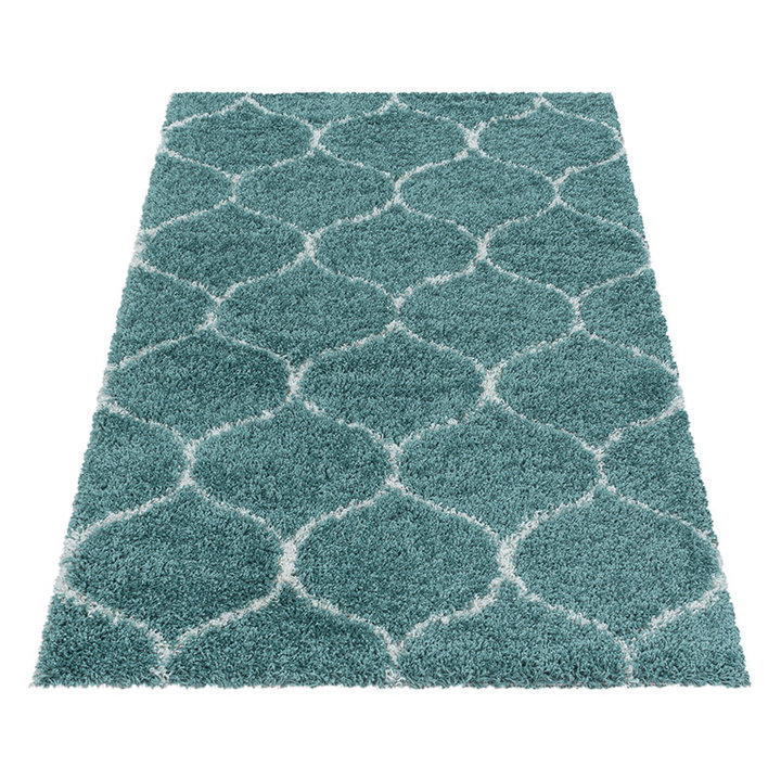 Berber vloerkleed - Agadir Circle Blauw/Creme - 2