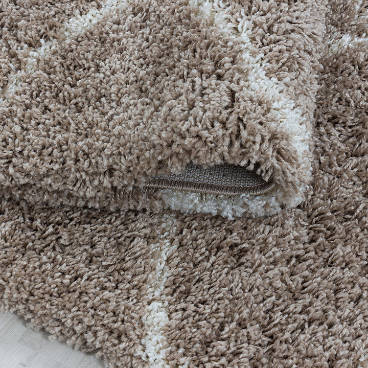 Berber vloerkleed - Agadir Circle Beige/Creme - 4