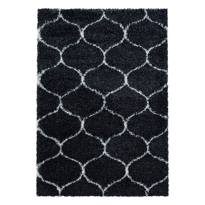 Berber vloerkleed - Agadir Circle Antraciet/Creme - 1