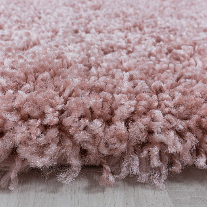 Hoogpolig vloerkleed - Softy Roze - 3