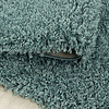 Rond hoogpolig vloerkleed - Softy Blauw Groen