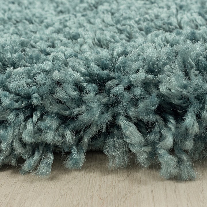 Hoogpolig vloerkleed - Softy Blauw/Groen - 3