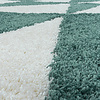 Rond hoogpolig vloerkleed - Tuggy Blauw