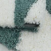 Rond hoogpolig vloerkleed - Tuggy Blauw