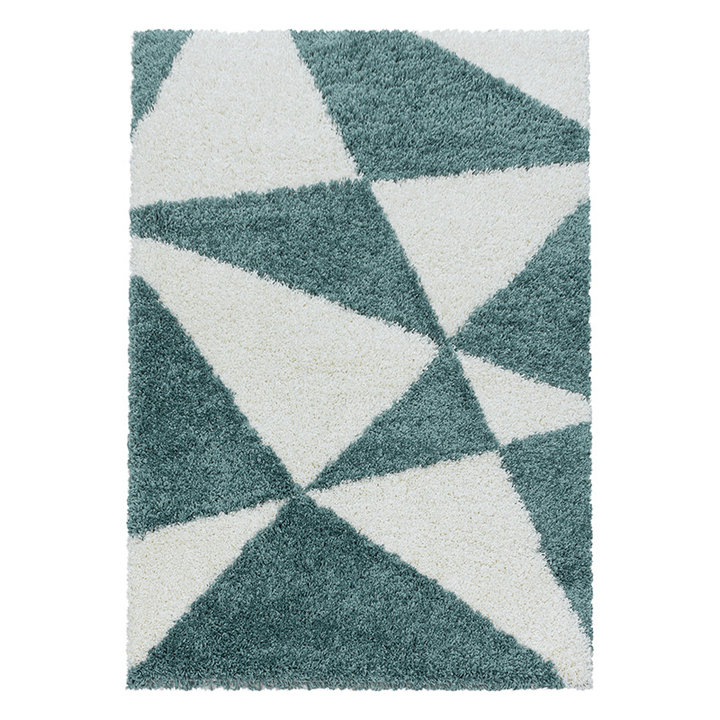 Hoogpolig vloerkleed - Tuggy Blauw - 1