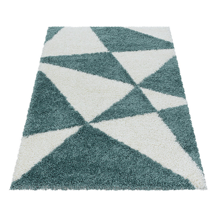Hoogpolig vloerkleed - Tuggy Blauw - 2