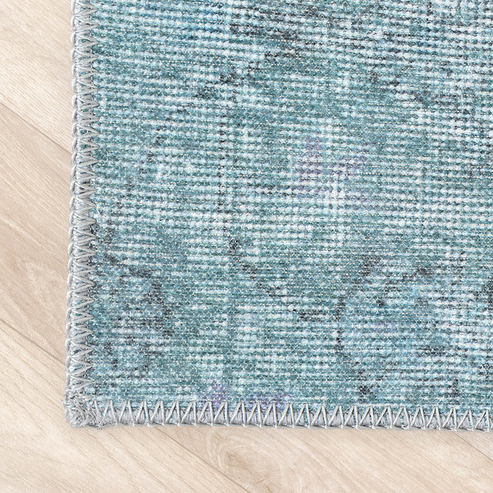 Patchwork Vloerkleed - Estate Blauw/Groen - 6