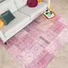 Patchwork vloerkleed - Estate Roze