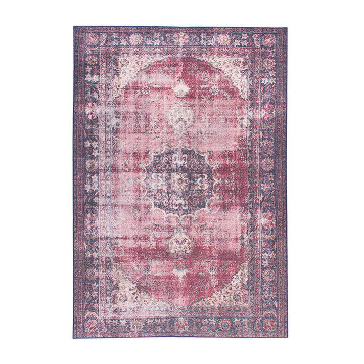 Vintage Vloerkleed - Estate Medaillon Bordeauxrood - 1