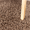 Hoogpolige Loper - Solid Taupe
