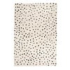 Hoogpolig vloerkleed - Grand Dots Creme/Zwart - thumbnail 1