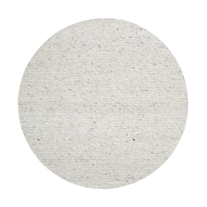 Rond wollen vloerkleed - Feline Grijs/Gemeleerd - 1