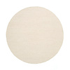 Rond wollen vloerkleed - Feline Wit