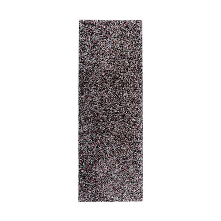 Hoogpolige Loper - Solid Donker Grijs - 1