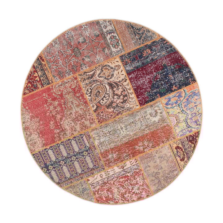 Patchwork Vloerkleed - Moods Rond Rustic No.16 - 1