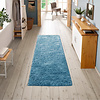 Hoogpolige Loper - Solid Turquoise - thumbnail
