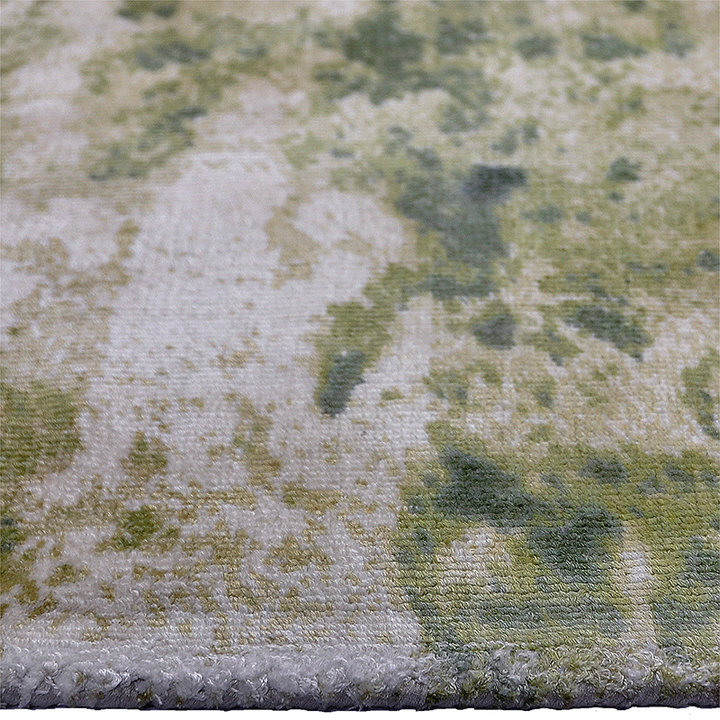 Viscose vloerkleed - Viola Groen - 3
