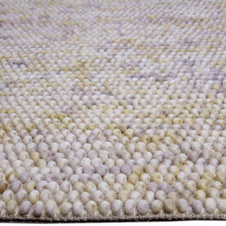 Wol bolletjesvloerkleed - Madeleine Beige/Bruin - 3