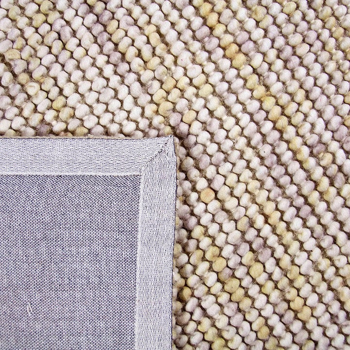 Wol bolletjesvloerkleed - Madeleine Beige/Bruin - 2