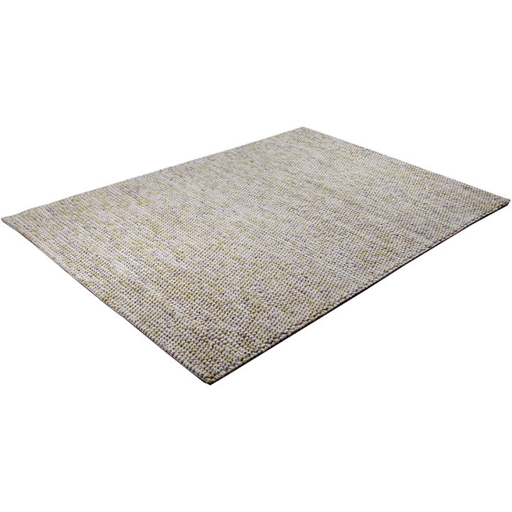 Wol bolletjesvloerkleed - Madeleine Beige/Bruin - 1