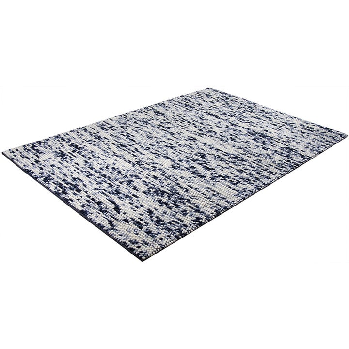 Wol bolletjesvloerkleed - Madeleine Zwart/Wit - 1