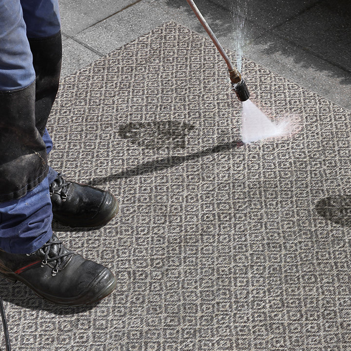Buiten vloerkleed - Bloom Grijs Croix  - 5
