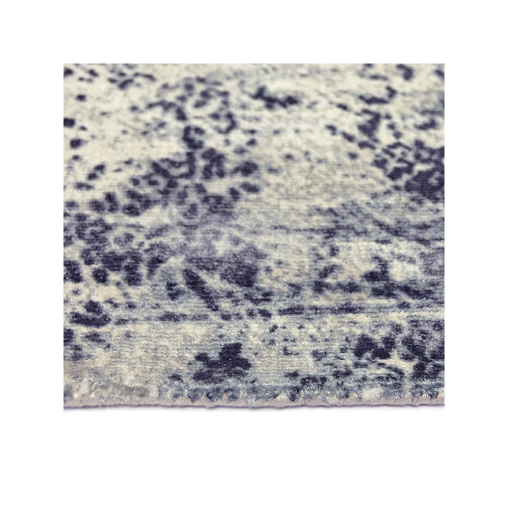 Viscose vloerkleed - Viola Blauw - 1