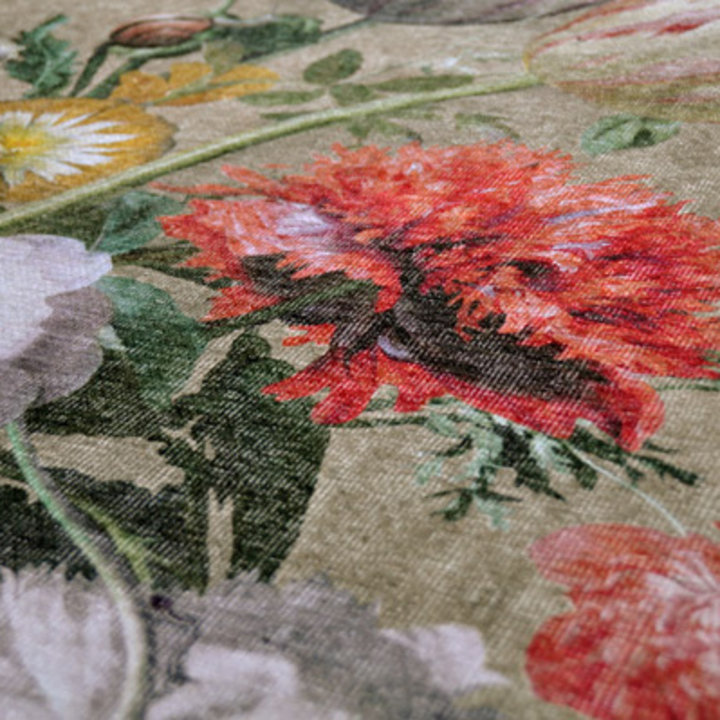 Bloemen vloerkleed - Fleur Beige/Multi - 3