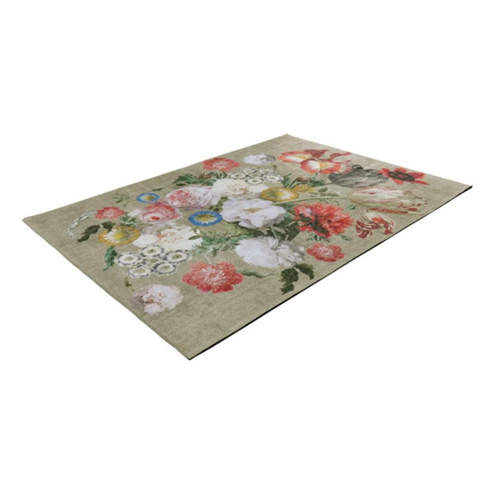 Bloemen vloerkleed - Fleur Beige/Multi - 1