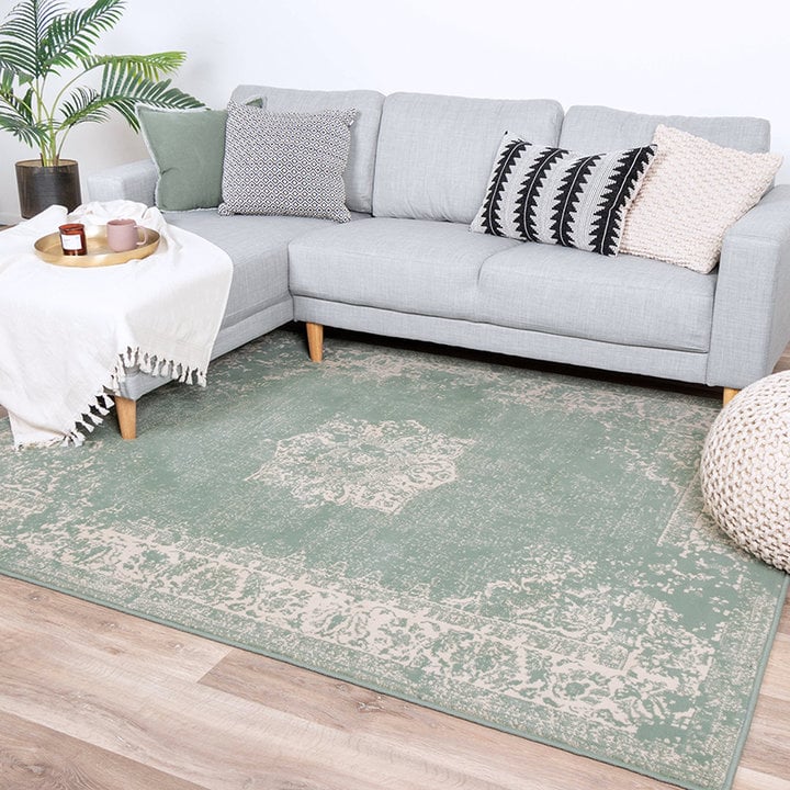Vintage vloerkleed - Wonder Groen - 7